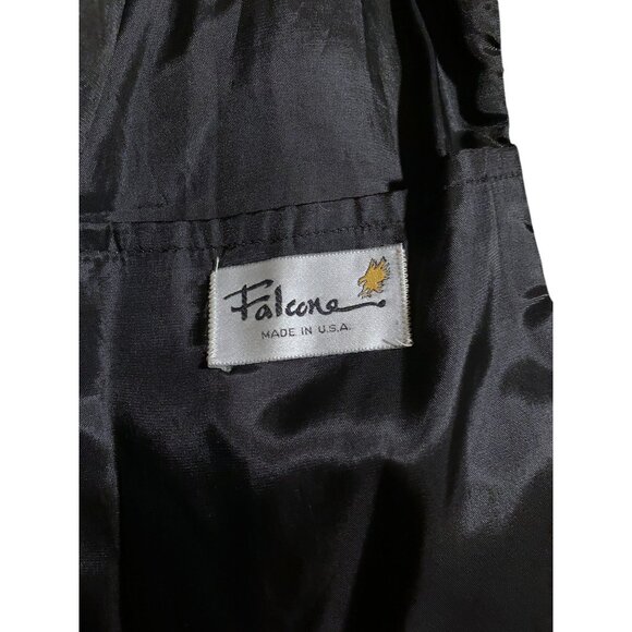 Vintage Falcone Tweed Overcoat 42 Coat Double Breasted USA Minimalist Capsule - Picture 12 of 14